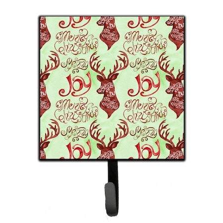 Carolines Treasures Merry Christmas Joy Reindeer Leash or Key Holder, 4.25 x 1 x 7 in. BB7488SH4